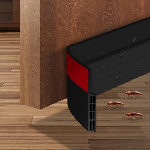 Under door draft stopper seals - under,
