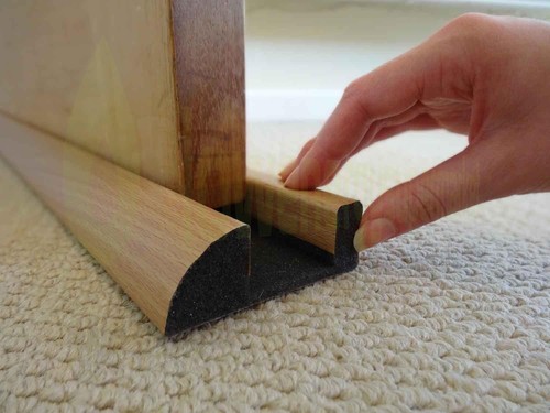 Internal foam under door - internal,