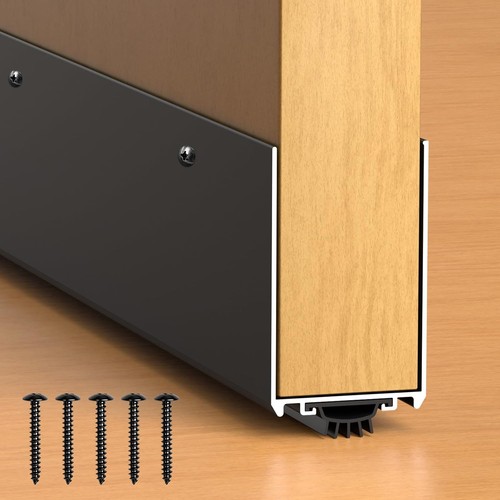 Aluminum door draft stopper - door,